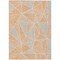 Edge Collections - 10' x 14' - Orange - Geometric Area Rug for Indoor and Outdoor Use Washable - 1 Piece